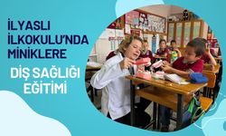 İlyaslı İlkokulu’nda Miniklere Diş Sağlığı Eğitimi: Doğru Fırçalama Teknikleri Uygulamalı Anlatıldı