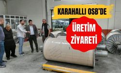 Karahallı OSB’de Üretim Ziyareti: Kaymakam Çelebi Arda Gül Tekstil’i İnceledi
