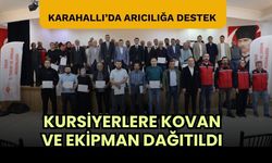 Karahallı’da Arıcılığa Destek, Kursiyerlere Kovan ve Ekipman Dağıtıldı