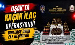 Uşak’ta Kaçak İlaç Operasyonu, Binlerce Ürün Ele Geçirildi