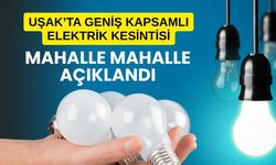 Uşak’ta Geniş Kapsamlı Elektrik Kesintisi, Mahalle Mahalle Açıklandı