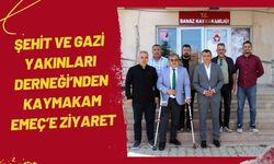 Şehit ve Gazi Yakınları Derneği’nden Kaymakam Emeç’e Ziyaret