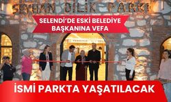 Selendi’de Eski Belediye Başkanına Vefa: İsmi Parkta Yaşatılacak