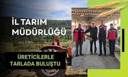 İl Tarım Müdürlüğü Üreticilerle Tarlada Buluştu