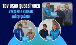 TDV Uşak Şubesi’nden Vekaletle Kurban Bağışı Çağrısı