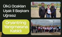 Ülkü Ocakları Uşak İl Başkanı Uğrasız, Oryantring Yarışmasına Katıldı