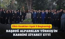 Ülkü Ocakları Uşak İl Başkanlığı, Başbuğ Alparslan Türkeş’in Kabrini Ziyaret Etti