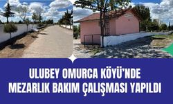 Ulubey Omurca Köyü’nde Mezarlık Bakım Çalışması Yapıldı