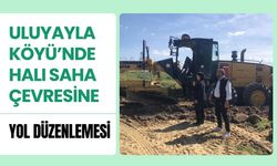 Uluyayla Köyü’nde Halı Saha Çevresine Yol Düzenlemesi