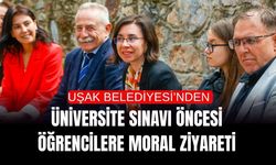 Uşak Belediyesi’nden Üniversite Sınavı Öncesi Öğrencilere Moral Ziyareti