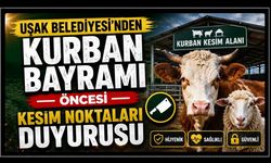 Uşak Belediyesi’nden Kurban Bayramı Öncesi Kesim Noktaları Duyurusu