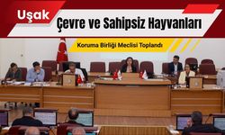 Uşak Çevre ve Sahipsiz Hayvanları Koruma Birliği Meclisi Toplandı
