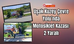 Uşak Kuzey Çevre Yolu’nda Motosiklet Kazası: 2 Yaralı