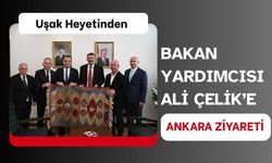 Uşak Heyetinden Bakan Yardımcısı Ali Çelik’e Ankara Ziyareti