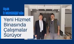 Uşak İl Müftülüğü’nün Yeni Hizmet Binasında Çalışmalar Sürüyor