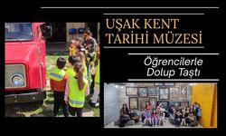 Uşak Kent Tarihi Müzesi Öğrencilerle Dolup Taştı