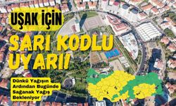 Uşak İçin Sarı Kodlu Uyarı: Sağanak Yeniden Güçleniyor