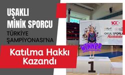 Uşaklı Minik Sporcu Türkiye Şampiyonası’na Katılma Hakkı Kazandı