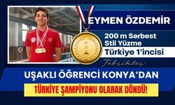 Uşaklı Öğrenci Konya’dan Türkiye Şampiyonu Olarak Döndü!
