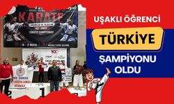 Uşaklı Öğrenci Türkiye Şampiyonu Oldu