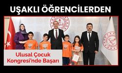 Uşaklı Öğrencilerden Ulusal Çocuk Kongresi’nde Başarı