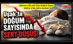 Uşak’ta Doğum Sayısında Sert Düşüş! 2020’de 3 Bin 801 Olan Doğum Sayısı 2025’te 2 Bin 945’e Geriledi
