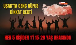 Uşak’ta Genç Nüfus Dikkat Çekti: Her 5 Kişiden 1’i 15-29 Yaş Arasında
