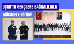 Uşak’ta Gençlere Bağımlılıkla Mücadele Eğitimi: Sertifikalar Takdim Edildi