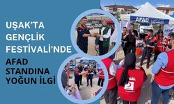 Uşak’ta Gençlik Festivali’nde AFAD Standına Yoğun İlgi