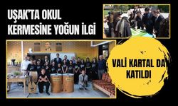 Uşak’ta Okul Kermesine Yoğun İlgi: Vali Kartal da Katıldı