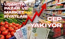 Uşak’ta Pazar ve Market Fiyatları Cep Yakıyor, Vatandaş Etikete Bakıp Geri Dönüyor