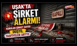 Uşak’ta Şirket Alarmı! Kurulan Şirket Sayısı Düştü, Tasfiyeler Arttı