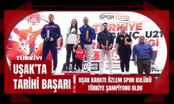 Uşak’ta Tarihi Başarı: Uşak Karate Özlem Spor Kulübü Türkiye Şampiyonu Oldu