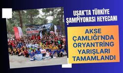 Uşak’ta Türkiye Şampiyonası Heyecanı: Akse Çamlığı’nda Oryantring Yarışları Tamamlandı