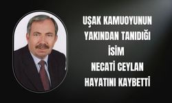 Uşak Kamuoyunun Yakından Tanıdığı İsim Necati Ceylan Hayatını Kaybetti