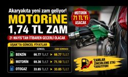 Uşak’ta Motorine Bir Zam Daha Kapıda: Fiyat 71 Lirayı Aşacak