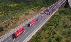 A Milli Takım Dünya Kupası Yolculuğuna Togg Konvoyuyla Uğurlandı