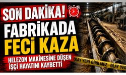 Fabrikada Feci Kaza, Helezon Makinesine Düşen İşçi Hayatını Kaybetti