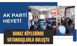 AK Parti Heyeti Banaz Köylerinde Vatandaşlarla Buluştu