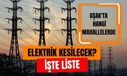 Uşak'ta Hangi Mahallelerde Elektrik Kesilecek? İşte Liste