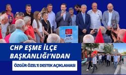 CHP Eşme İlçe Başkanlığı’ndan Özgür Özel’e Destek Açıklaması
