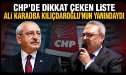 CHP’de Dikkat Çeken Liste, Ali Karaoba Kılıçdaroğlu’nun Yanındaydı