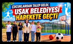 Çocuklardan Talep Geldi, Uşak Belediyesi Harekete Geçti