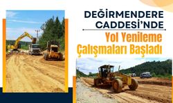 Değirmendere Caddesi’nde Yol Yenileme Çalışmaları Başladı