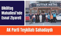 Dikilitaş Mahallesi’nde Esnaf Ziyareti, AK Parti Teşkilatı Sahadaydı