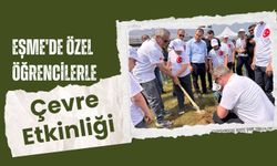 Eşme'de Özel Öğrencilerle Çevre Etkinliği, Zeytin Fidanları Toprakla Buluştu