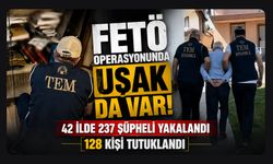 FETÖ Operasyonunda Uşak da Var! 42 İlde 237 Şüpheli Yakalandı