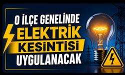 Gediz'de İlçe Genelinde Elektrik Kesintisi Uygulanacak