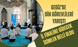 Gediz’de Din Görevlileri Yarıştı, İl Finaline Gidecek İsimler Belli Oldu