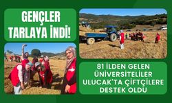 81 İlden Gelen Üniversiteliler Çiftçilere Destek Oldu